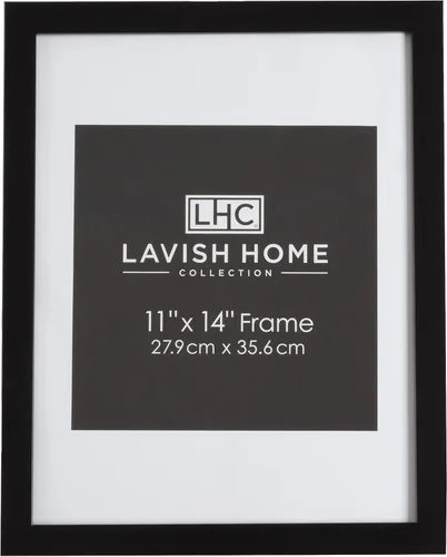 Miniatura 14 de Lavish Home - Juego de 6 marcos de fotos de 5 x 7 pulgadas con soporte y ganchos para pared de galería o retrato familiar, decoración de pared