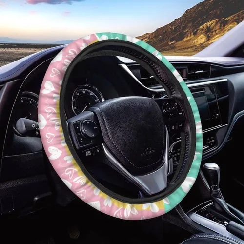 Miniatura 19 de Asian Dragon - Funda universal para volante de automóvil, accesorios interiores de automóvil, lavable, transpirable, funda para volante