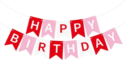 Miniatura 11 de Cartel de feliz cumpleaños suministros para fiesta de cumpleaños (B 1)