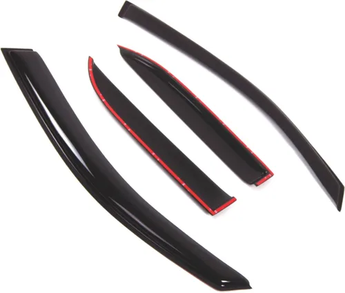 Miniatura 2 de Visor de ventana compatible con Lexus RX300 1999-2003, DGWV2-475, deflector de montaje exterior, protector de lluvia, humo oscuro, juego de 4 piezas