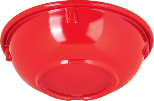Miniatura 6 de Carlisle FoodService Products - Tazón reutilizable de plástico Kingline Nappie para hogar y restaurante, de melamina, 10 onzas, rojo, (paquete de 48)