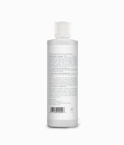 Miniatura 2 de Biotone Aceite de masaje revitalizante sin perfume, 8 onzas