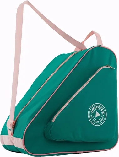 Miniatura 7 de HEXIFUL Bolsa para Patines de Hielo, En Línea, Roller y Quad - Para Niños y Adultos Hierba/Verde 014