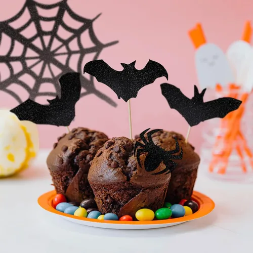 Miniatura 6 de Goefun - Cartulina negra con purpurina de doble cara de 8.5 x 11 pulgadas, 24 hojas de 9.88 oz/m²/100 libras, papel de cartulina negra para Negro