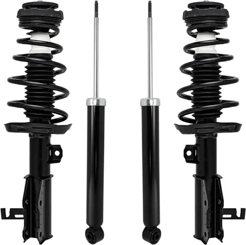 Miniatura 40 de Detroit Axle - Amortiguadores de puntales para Nissan Sentra 2007-2012 [Base S SL SR] Puntales delanteros completos con amortiguadores traseros