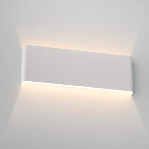 Miniatura 11 de Aipsun Luz de tocador LED moderna mate blanca de 15.75 pulgadas hacia arriba y hacia abajo para accesorios de iluminación de pared de baño