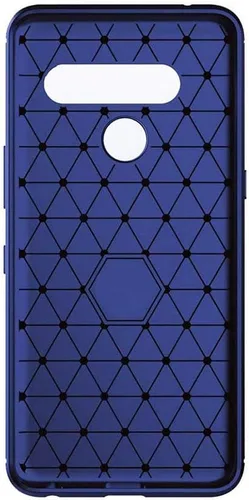 Miniatura 3 de Asuwish Funda de teléfono para LG V50 ThinQ con protector de pantalla de vidrio templado y accesorios de celda delgada y suave de goma de silicona