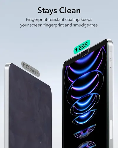 Miniatura 8 de ESR Paquete de 2 protectores de pantalla para iPad Air de 5ª/4ª generación (2022/2020), iPad Pro de 11 pulgadas (2022/2021/2020/2018), película