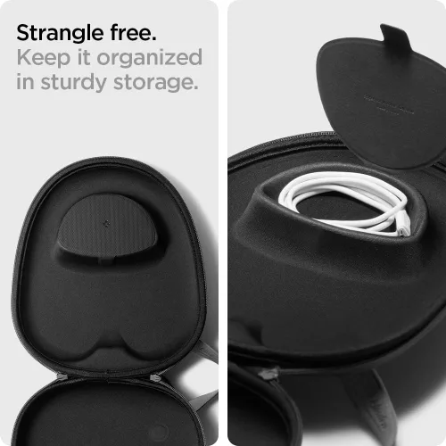 Miniatura 6 de Spigen Klasden - Funda de viaje diseñada para Airpods Max [compatible con funda inteligente para modo de sueño] - Gris carbón