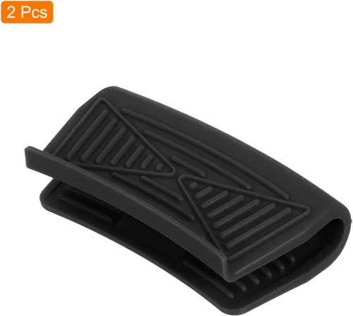 Miniatura 3 de uxcell 2 piezas de asistencia de silicona para mango de sartén caliente, fundas para mango de sartén caliente, funda resistente al calor, cubierta