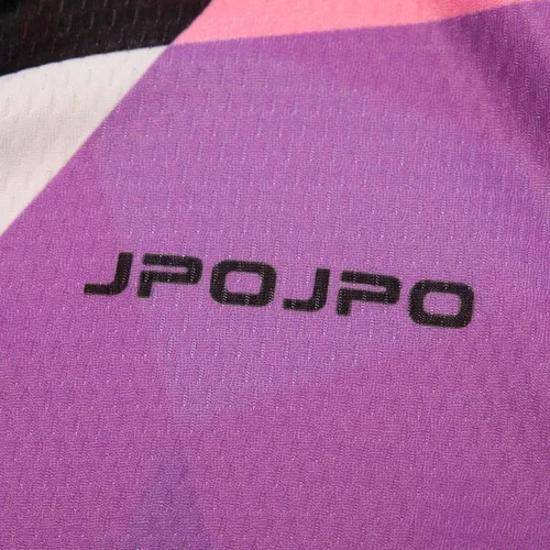 Miniatura 144 de Camiseta de ciclismo para mujer, manga corta y pantalones cortos de ciclismo acolchados para verano