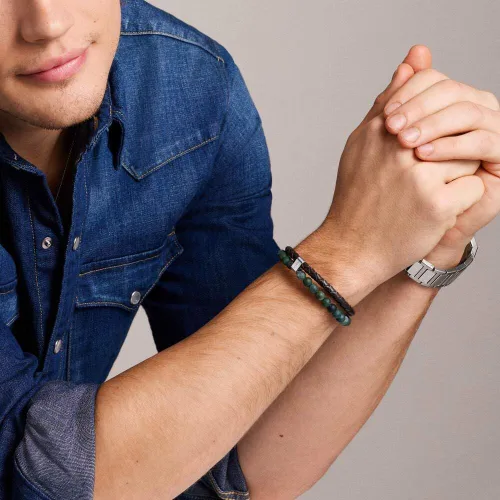Miniatura 16 de Fossil para Hombre Wellness pulsera de abalorio