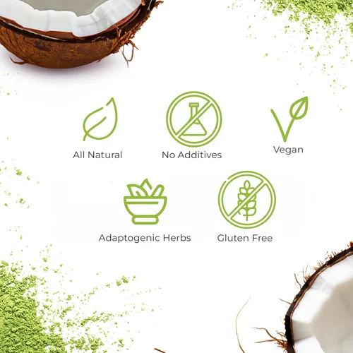 Miniatura 4 de Dr. Zisman ZT Slimming - Mezcla de desintoxicación Matcha-Coco, té para controlar el peso con efectos antioxidantes, mejora el estado de ánimo