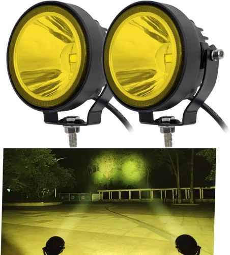 Miniatura 9 de Luces antiniebla LED redondas para conducción todoterreno, 2 unidades, 4 pulgadas, superbrillantes, luces auxiliares de trabajo, luces de zanja
