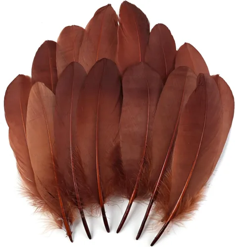 Miniatura 21 de THARAHT 120 plumas de ganso azul aguamarina naturales a granel de 6-8 pulgadas 5.9-7.9 in para manualidades, bricolaje, cosplay, boda, fiesta