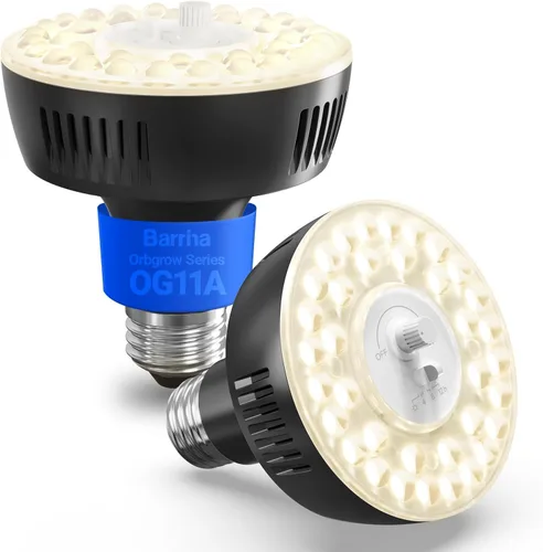 Miniatura 11 de Barrina Orbgrow OG11A - Bombillas de cultivo para plantas de interior, atenuación y sincronización integradas, 4000K 11W (equivalente a 100 W)