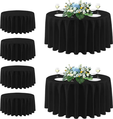 Miniatura 112 de sancua - Paquete de 2 manteles cuadrados de poliéster, de 54 x 54 pulgadas, resistentes a las manchas y a las arrugas, lavables, para mesas de Beige