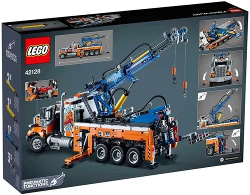 Miniatura 3 de Lego 42128 Technic - Camión de remolque resistente con grúa de juguete para niños y niñas con funciones mecánicas, juego de construcción de modelos