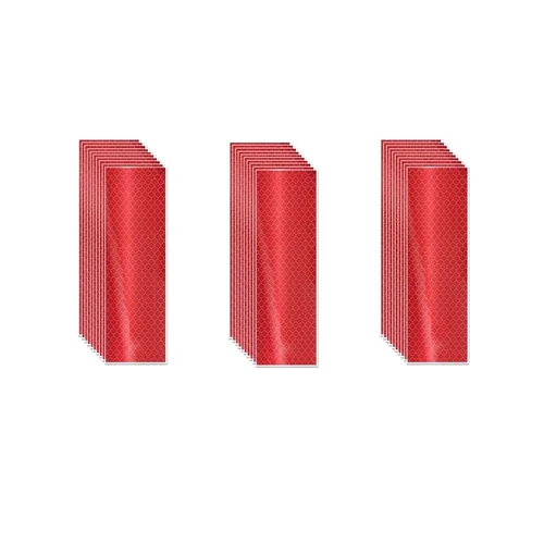 Miniatura 64 de Cinta reflectante blanca de 4 pulgadas, adhesivo de seguridad de advertencia impermeable para exteriores (10 pies)