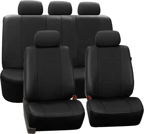 Miniatura 11 de FH Grupo FH-PU007115. Juego de lujosas fundas de asientos de auto, preparado para la bolsa de aire, y compatible con FH Group FH1002, almohadilla