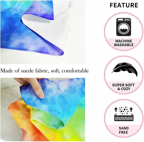 Miniatura 6 de YESCUSTOM Toallas de baño bohemias personalizadas con nombre, toalla de baño con texto personalizado para adultos, mujeres y niños, toalla