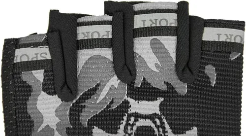 Miniatura 21 de Guantes de ciclismo sin dedos para niños, transpirables, antideslizantes, absorben los golpes, guantes de ciclismo para niños, niñas, niños, pesca