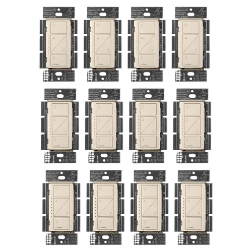 Miniatura 34 de Lutron Caseta - Interruptor de atenuación inteligente original (requiere Lutron Smart Hub), para luces LED, 150 vatios, un solo polo/3 vías, no Negro