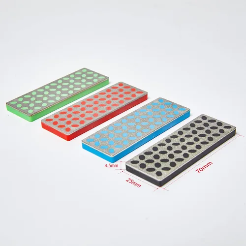 Miniatura 5 de XCMAN Juego de piedras de afilar de diamantes para cuchillo de esquí y snowboard, paquete de 4