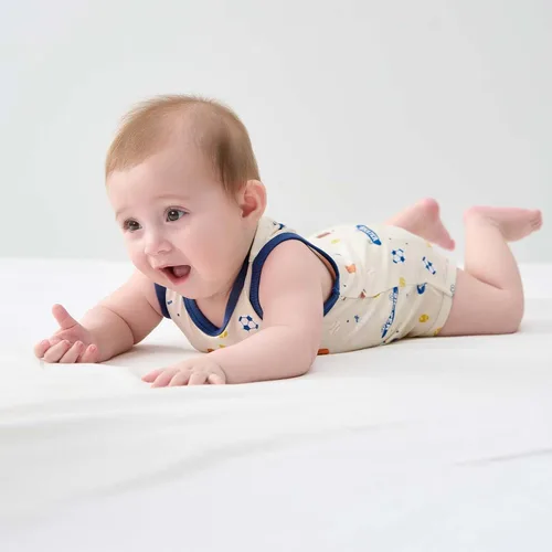 Miniatura 131 de pureborn Mameluco de algodón súper suave para bebés niños y niñas de 0 a 24 meses