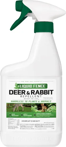 Miniatura 12 de Repelente en aerosol Liquid Fence, para ciervos y conejos, listo para usar, HG-71126, paquete de 1