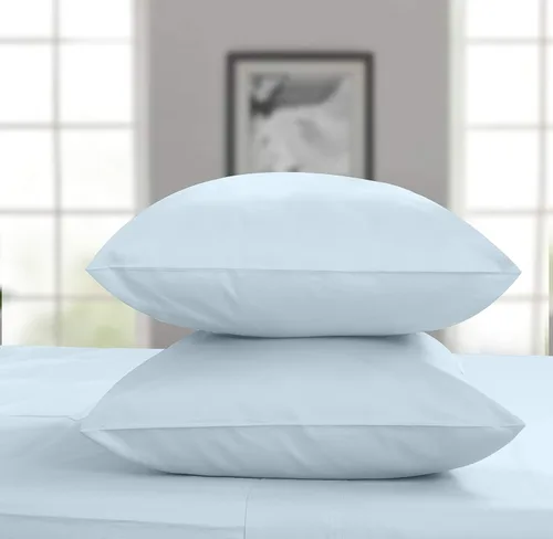 Miniatura 27 de Threadmill Home Linen Bedding - Juego de sábanas de 300 hilos, 100 % algodón, juego de cama de lujo, 4 piezas, tejido de satén suave, color blanco