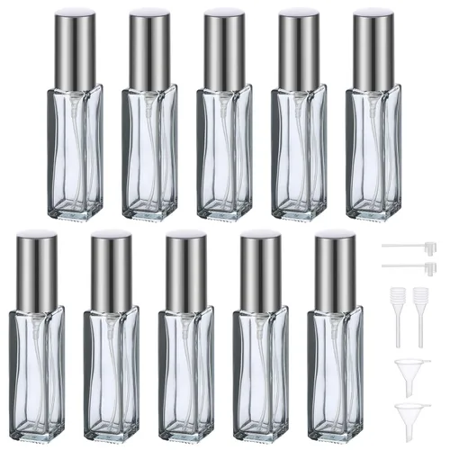 Miniatura 10 de Segbeauty Mini Botella Atomizador de Perfume Portátil, 5 piezas de botellas de spray de colonia recargables vacías, botella de perfume de vidrio