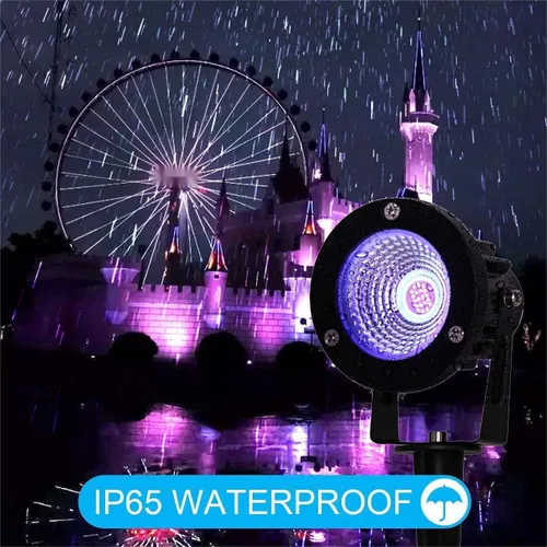 Miniatura 3 de Luces LED negras de 12 W, luz negra para exteriores para iluminación de paisajes, foco negro de 120 V para fiesta de baile, arte, póster, fiesta que