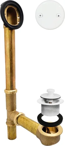Miniatura 16 de Westbrass Pull & Drain D3262-12 - Desechos de baño de 14 pulgadas, tubo de calibre 17, bronce aceitado Oil Rubbed Bronze