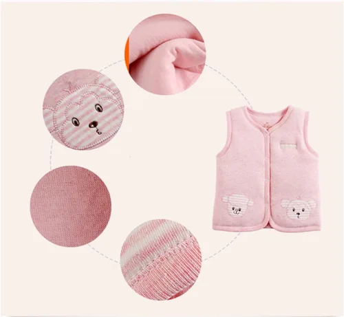 Miniatura 2 de Monvecle - Chaleco de algodón cálido para bebé o niño pequeño (Unisex)