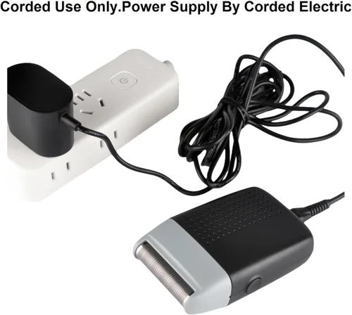 Miniatura 4 de Afeitadora eléctrica con cable, afeitadora profesional de afeitado cerrado, afeitadoras de cabeza calva para hombres, cortadora