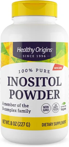Miniatura 10 de Healthy Origins Inositol en polvo, 2.00 oz - para la salud de la piel, el cabello y las uñas - Suplemento de vitamina B8 en polvo - Parte