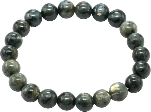 Miniatura 242 de Amazing Gemstone Pulsera de cristal para mujeres y hombres, pulsera de cristal curativo de protección, pulsera elástica con cuentas de piedras