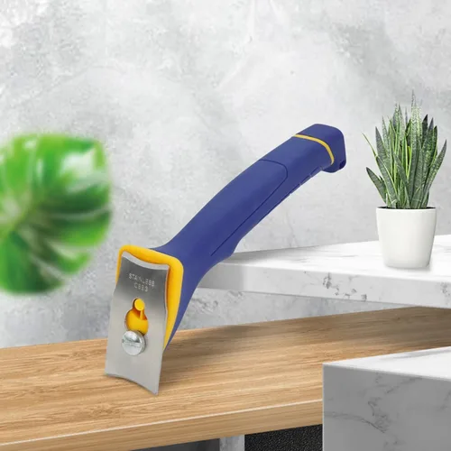 Miniatura 5 de MANUFORE Raspador De Pintura De Agarre Suave Con Contorno, 6 Piezas De Cuchillas De Acero Inoxidable Diferentes Para Eliminar Pintura, Barniz