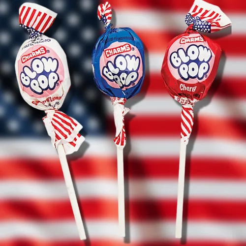 Miniatura 4 de Patriotic USA Charms Blow Pops: bolsa de 14 piezas
