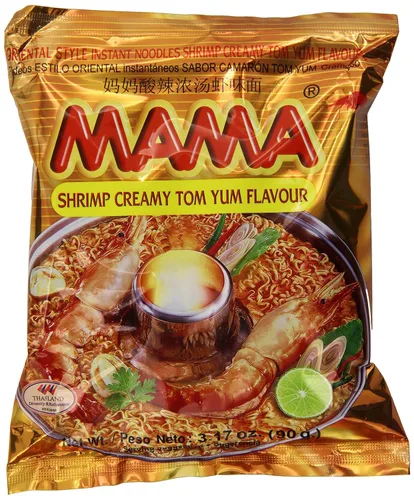 Miniatura 8 de MAMA Noodles Beef Stew Instant Spicy Fideos con deliciosos sabores tailandeses, fideos picantes y picantes, sin grasas trans con menos calorías que