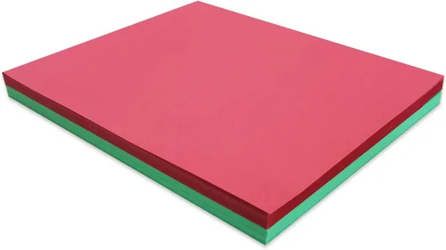 Miniatura 3 de 100 piezas de papel grueso de cartulina de Navidad, papel de cartulina A4 rojo y verde de 70 libras, papel de cartulina imprimible de grosor medio
