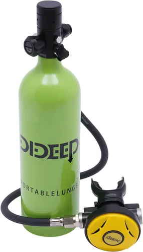 Miniatura 10 de Mini juego de buceo, tanque de buceo de 0.5L con bomba, kit de tanque de buceo de respiración subacuática de 4500 PSI, buceo, buceo, esnórquel