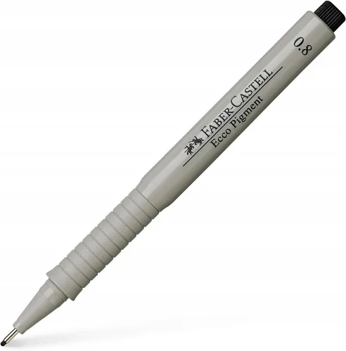 Miniatura 10 de Faber-Castell Ecco Pigment - Bolígrafo de punta de fibra, 0.016 in, color negro