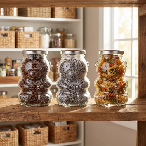 Miniatura 7 de Bekith Paquete de 12 tarros de cristal de 12 onzas con tapas plateadas para mermelada, recuerdos de boda, regalos de ducha, tarros magnéticos