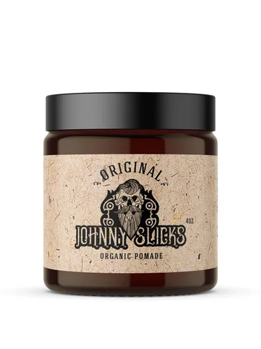 Johnny Slicks Pomada a base de aceite | Peinado orgánico para hombres, fijación baja a media | Promueve el crecimiento saludable del cabello y ayuda