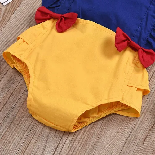 Miniatura 5 de Mameluco para niñas recién nacidas ropa de verano para cosplay de color blanco nieve