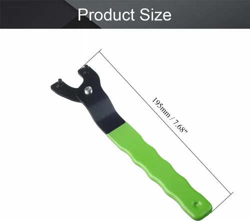 Miniatura 2 de Utoolmart Llave de amoladora angular de 0.472-1.850 in, amoladora ajustable, llave de tuerca de bloqueo para amoladoras, 1 unidad