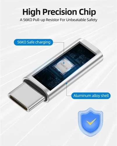 Miniatura 5 de ARKTEK Adaptador USB-C i OS Lightning (hembra) a USB tipo C (macho), solo adaptador de carga para iPhone 16 15 Series Galaxy S24/Note 20, Pixel 8