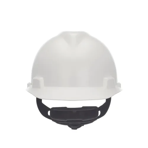 Miniatura 4 de MSA 10203081 V-Gard - Casco de seguridad estilo gorra, con suspensión de trinquete Fas-Trac III, carcasa de polietileno, protección contra impactos